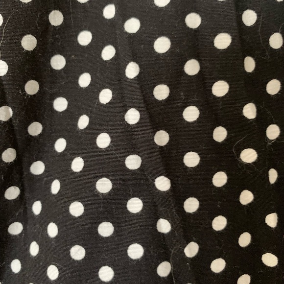 Black and white Polka Dot Skirt - Picture 3 of 4